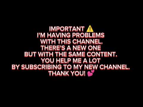 IMPORTANT: NEW CHANNEL