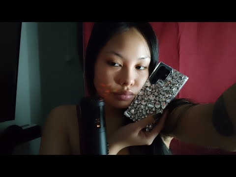 ASMR GIRLFRIEND BEDAZZLES YOUR FACE, WISPERS, SOFT SPOKEN, MOUTH SOUNDS, PERSONAL ATTENTION