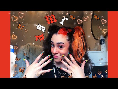 asmr LONG NAIL TAPPING & mouth sounds ~ boris said sTaY AlErt so I got claws to fight ms rona