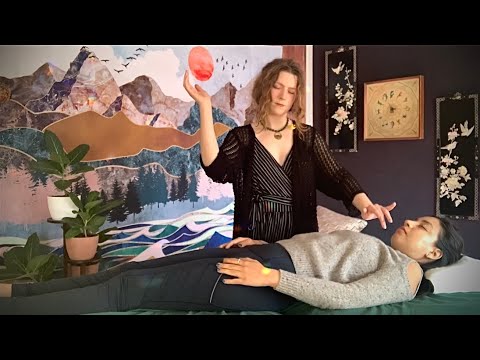 ASMR Reiki | Real Person Energy Healing Session 💫 (soft spoken, singing bowl, relaxing music)