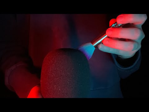 ASMR Aggressive Mic Brushing With Different Mic Covers (No Talking)