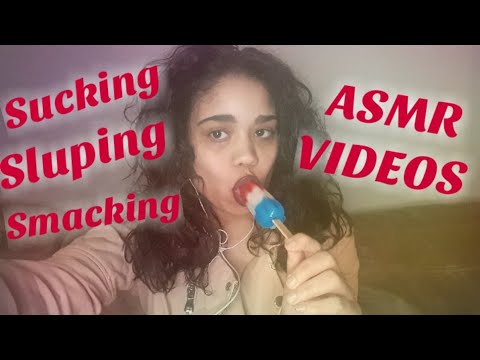 🍡ASMR EATING A POPSICLE 🍡