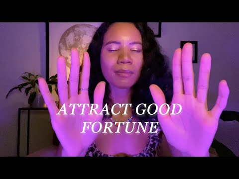 Giving You Good Luck | ASMR Reiki | Whispering, Plucking, Hand Movements, Personal Attention