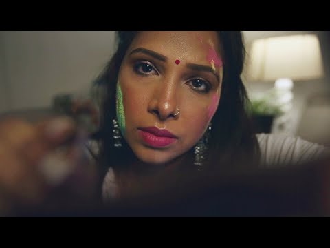 Indian ASMR| Holi Roleplay| friend cleans your eyes| personal attention| layered sounds| visual ASMR