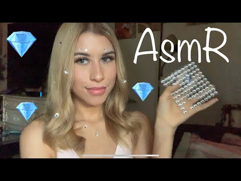 ASMR Diamonds 💎 layered sounds and movements for relaxation 💎