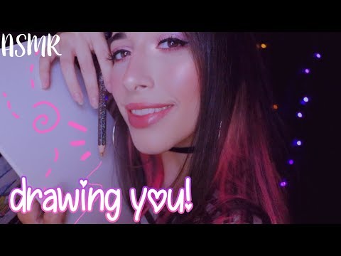 ASMR ♡ ROLEPLAY TE DESENHANDO 🎨🖌️