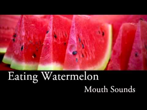 Binaural ASMR Eating Watermelon l Ear To Ear, Mouth Sounds