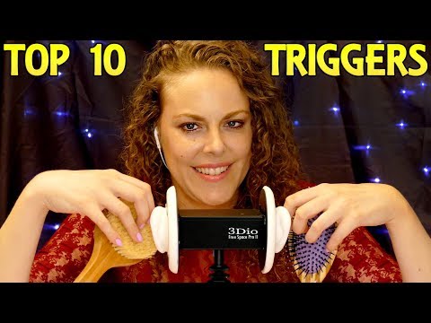 ♥My Top 10 Favorite 3Dio Triggers! Corrina ASMR 50 Minutes Long!