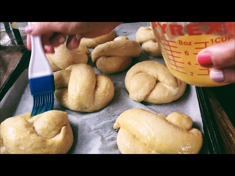 Whispered ASMR- Making Cheese Stuffed Pretzels (Voiceover)