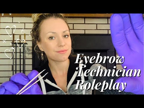 Doing Your Eyebrows ASMR Roleplay | Soft Spoken Roleplay ASMR | ASMR Relaxing Eyebrows | Plucking