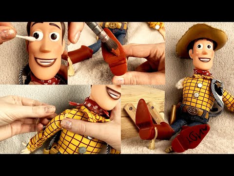 ASMR Woody Repair Toy Story (Whispered)
