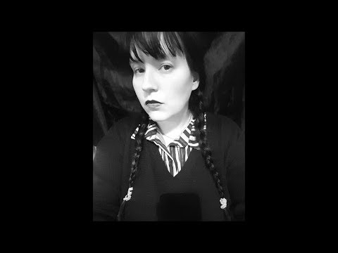 #ASMR  Wednesday Addams cuts your hair and does your make up! Halloween Asmr