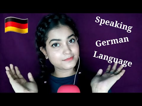 ASMR Speaking German Language With Inaudible Whispering