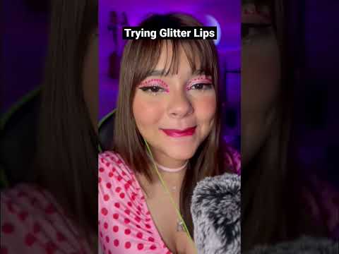 The Best Glitter Lips! #glitterlipstick #nyx #nyxcosmetics #asmr #shorts