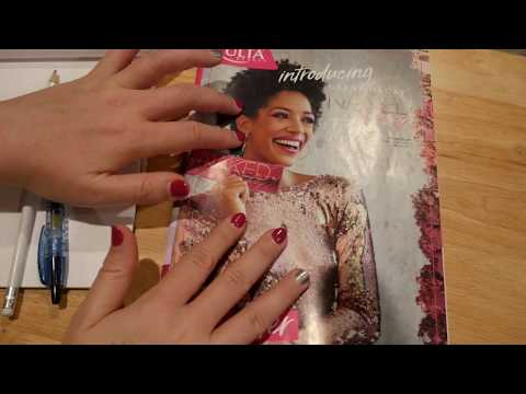 ASMR Browsing Ulta Catalog & Making a List (Soft Spoken)