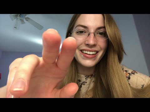 ASMR hand movements and mouth sounds (shh shh, it’s okay):)