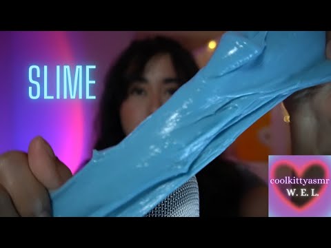 ASMR | 15 mins of  Slime assortment with echo for sleep or relaxation 💤 (no talking, echo)