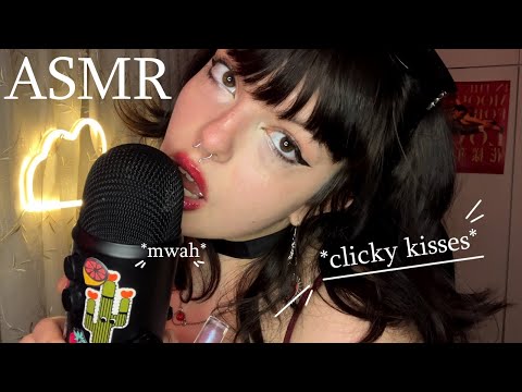 💋 Click-y Kisses ASMR | Positive Affirmations, Personal Attention, Intense Whispers, Mouth Sounds 💄