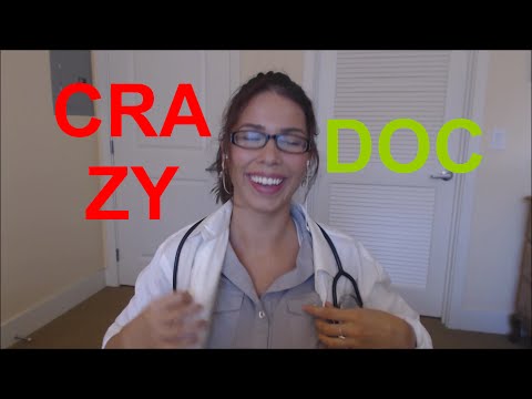 ASMR Inappropriate Doctor Visit! Ear cleaning, Soft Spoken, Heartbeats, Sound Effects, Brushing