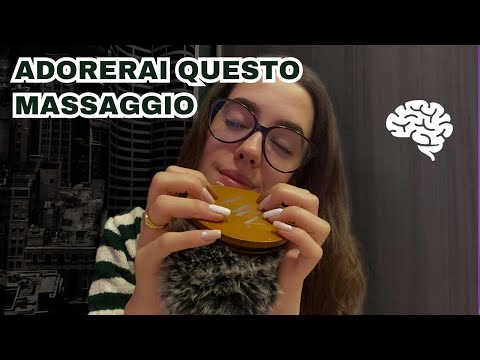 ASMR| MASSAGGIO AL CERVELLO (ear cupping, scratching, slime...)