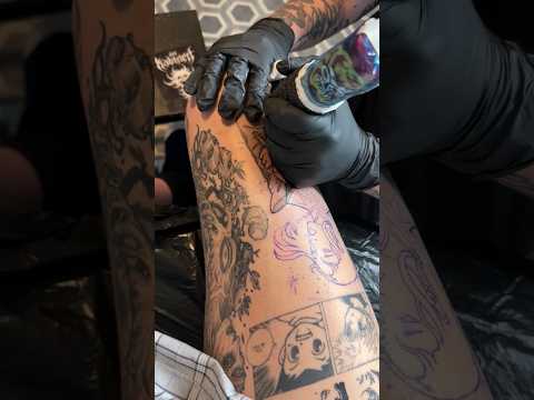 Getting Tattooed in Berlin!!! (it turned out AMAZING) #asmr #shorts