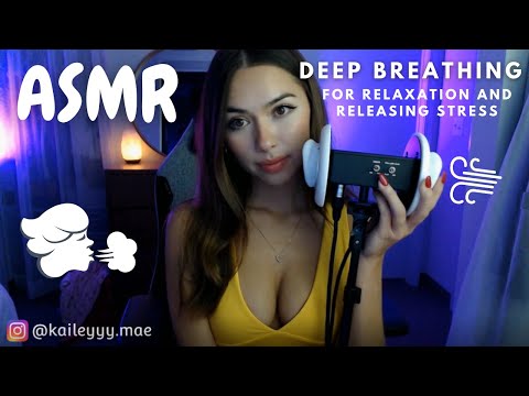 ASMR Deep Breathing for Relaxing and Releasing Stress