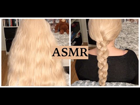 ASMR DETANGLING & BRAIDING WIG FROM EVERYDAYWIGS (Lovely Hair Play And Brushing Sounds) *Ad