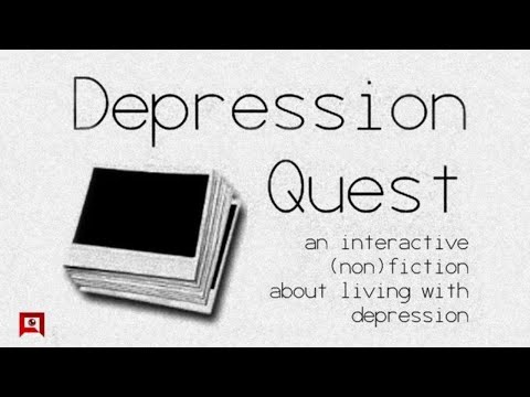 ASMR Video Games - Depression Quest Gameplay (Mental Health Awareness) | ASMR Whispering