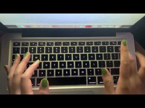 ASMR: Typing Sounds with Inaudible Whispers | Gum Chewing | NO Snapping