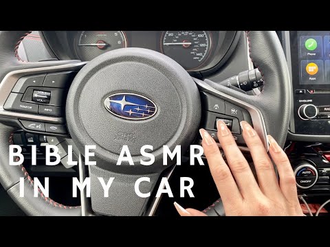 Doing ASMR in My Car | Bible Reading Acts 7&8 | Christian ASMR
