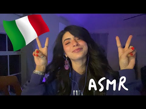 American ASMRtist Tries to Learn Italian | Whispering