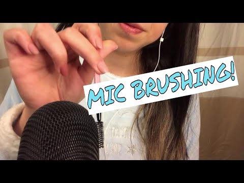 ASMR Intense Mic Brushing - (No Talking) - Short Version