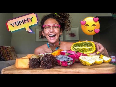 ASMR ~ 🥝💖 wow! it's an EXOTIC FRUIT PARTY and everyone is invited!!!! (soft spoken) 💖🥝