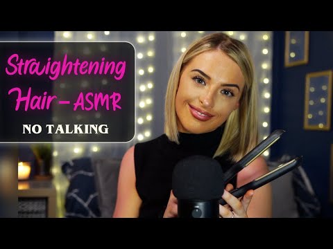 [ASMR] Straightening Hair - No Talking
