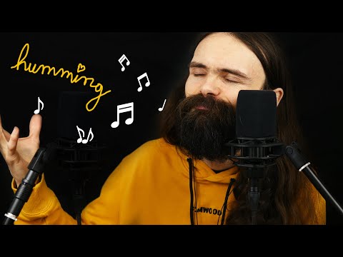 ASMR ♫ Humming you to Sleep ♫ Improvising melodies (4K)