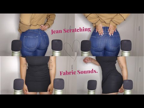 Jean Scratching 👖& Fabric Sounds 👗 #ASMR (No talking) 😘