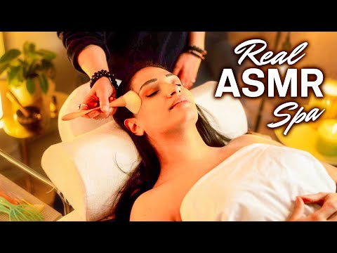 Real Life ASMR Spa! INCREDIBLY Relaxing Real Life ASMR Spa Treatments