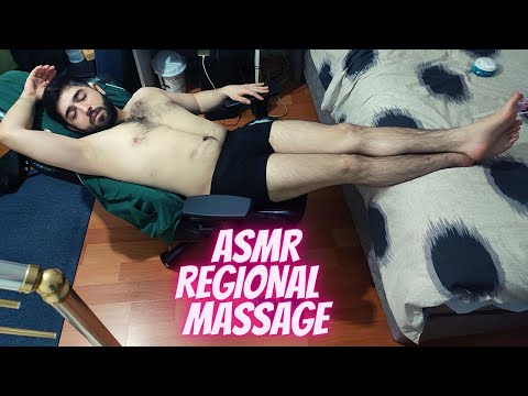 ASMR REGIONAL THERAPY SLEEP AND RELAXING MASSAGE - ASMR leg,foot,arm massage