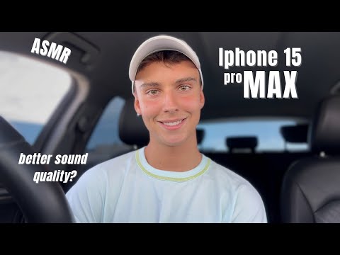 LOFI ASMR w- IPHONE 15 PRO MAX (up-close Mouth Sounds + Hand Sounds) crisper audio?? 4K