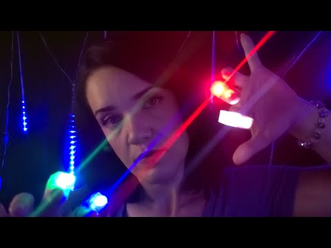 ASMR Light Triggers - Whispering - Soft Speaking - Color Therapy