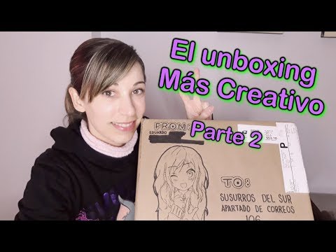 El Unboxing MÁS CREATIVO de mi Canal . Parte 2 . Reacción . Voz baja . Asmr Español