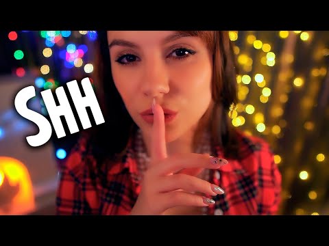 ASMR Shh, Calming You To Sleep 💎 Face Touching, Breathing, Hand Sounds, No Talking