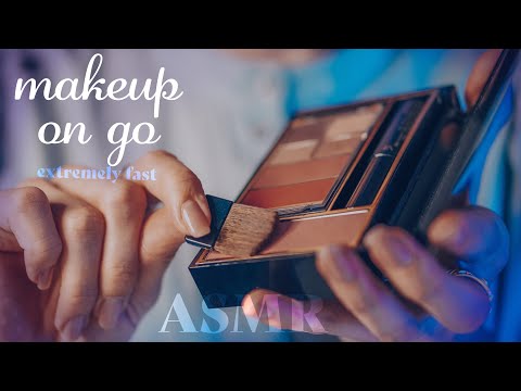 ASMR ~ Makeup on Go ~ Extremely Fast & Tingly Personal Attention, Layered Sounds [4K]