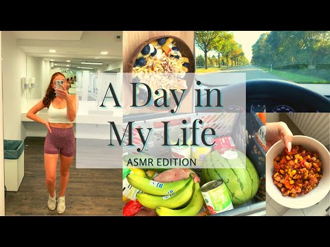 ASMR | A Day in My Life (Makeup, Workout, Uni)