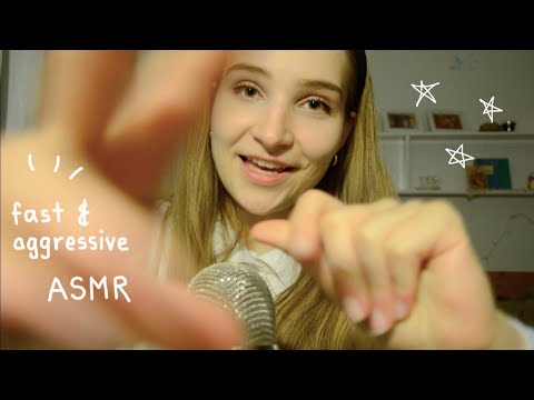 ASMR fast and unpredictable triggers || focus on me, personal attention, light triggers