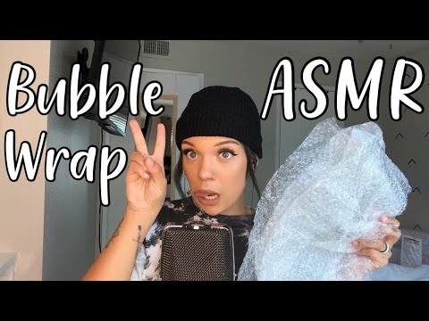 ASMR- With Bubble Wrap, Crinkle Sounds and Mouth Sounds