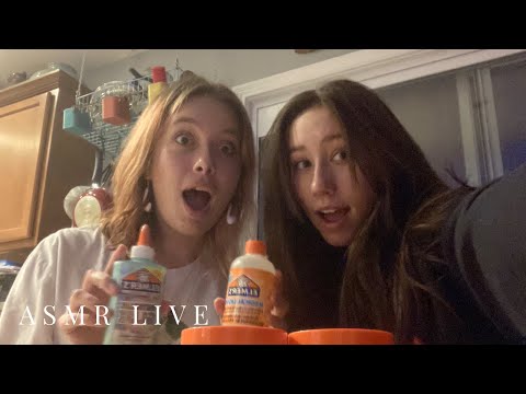 playing with slime and chatting w/ my sister! *asmr*