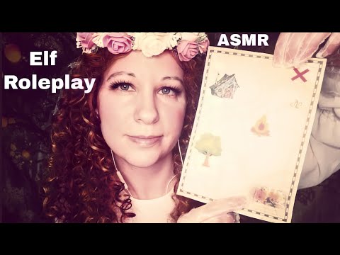 ASMR Elf Roleplay - Negative Energy Plucking and Echo Sounds Effect - Inaudible Whispering