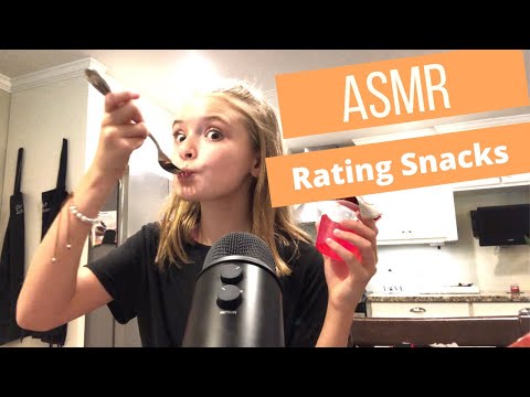 ASMR Eating and Rating Snacks *Special Surprise**