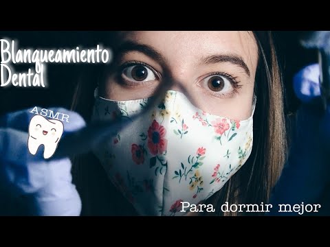 🦷 ASMR - Blanqueamiento dental para dormir mejor - Pau ASMR 🦷